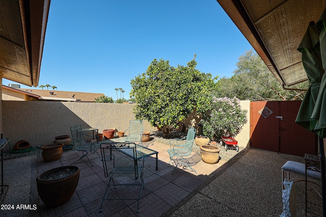 view of patio