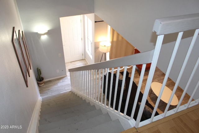 7120 E Wilshire Dr Unit 10, Scottsdale, AZ 85257 - stairs with baseboards