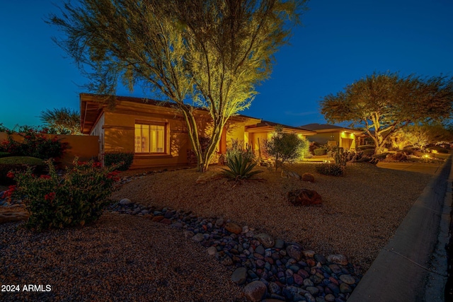 view of ranch-style home