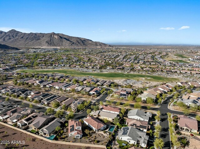 20701 W Minnezona Ave, Buckeye, AZ 85396 - birds eye view of property featuring a residential view and a mountain view