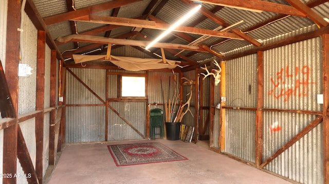 view of storage room