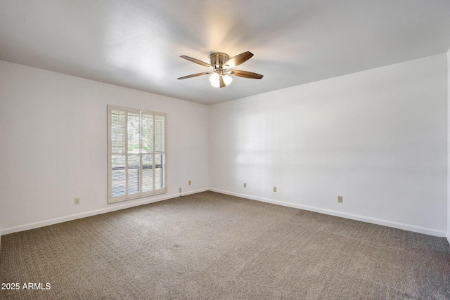 1106 N Villa Nueva Dr, Litchfield Park, AZ 85340 - spare room with carpet floors, a ceiling fan, and baseboards
