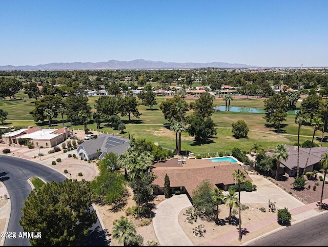 1106 N Villa Nueva Dr, Litchfield Park, AZ 85340 - aerial perspective of suburban area with a water and mountain view and a golf course