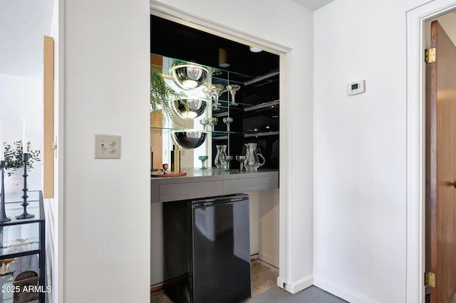 1106 N Villa Nueva Dr, Litchfield Park, AZ 85340 - indoor dry bar featuring refrigerator