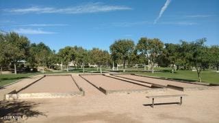 1241 W Lobster Trap Dr, Gilbert, AZ 85233 - view of property's community with a game area and view of wooded area
