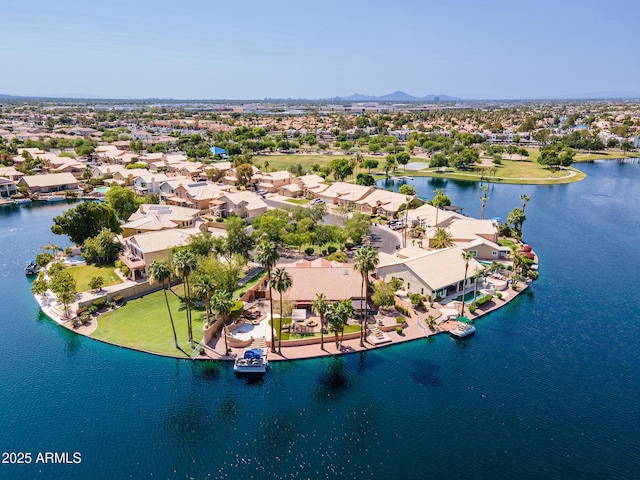 1241 W Lobster Trap Dr, Gilbert, AZ 85233 - aerial perspective of suburban area with a nearby body of water