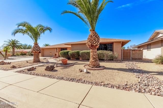 view of ranch-style home