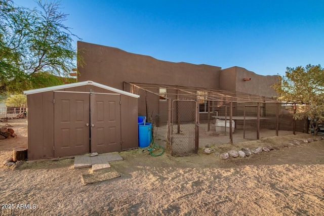43014 N 12th St, New River, AZ 85087 - view of shed with fence