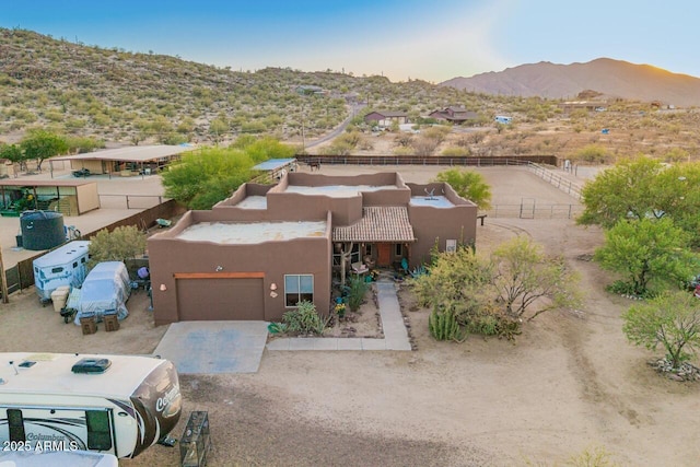 43014 N 12th St, New River, AZ 85087 - aerial view of property and surrounding area featuring a mountainous background