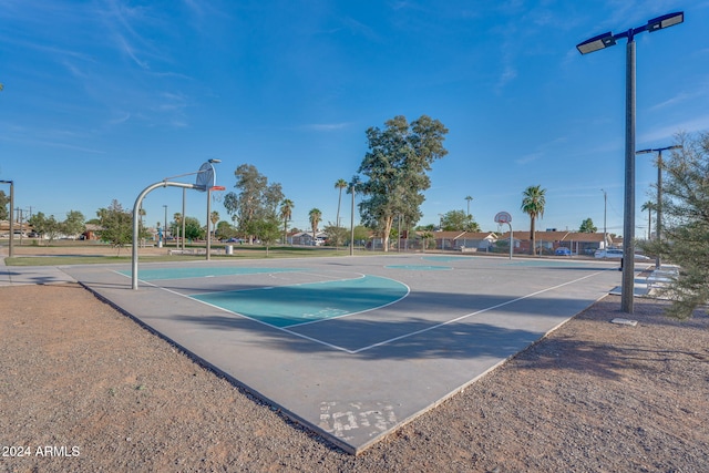 view of sport court