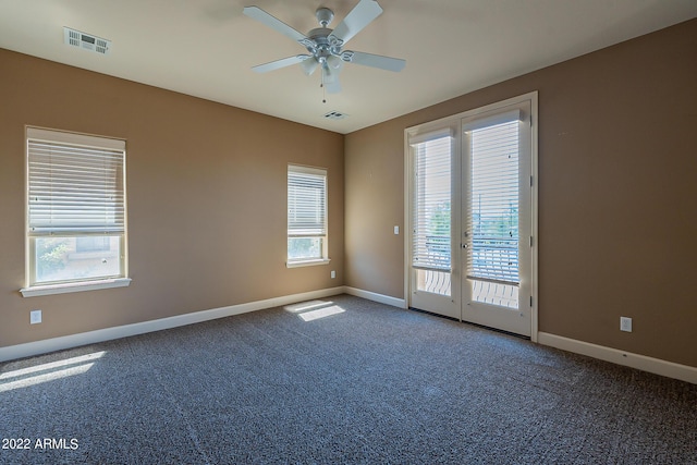 4120 E Woodside Way, Gilbert, AZ 85297 - empty room with carpet and ceiling fan