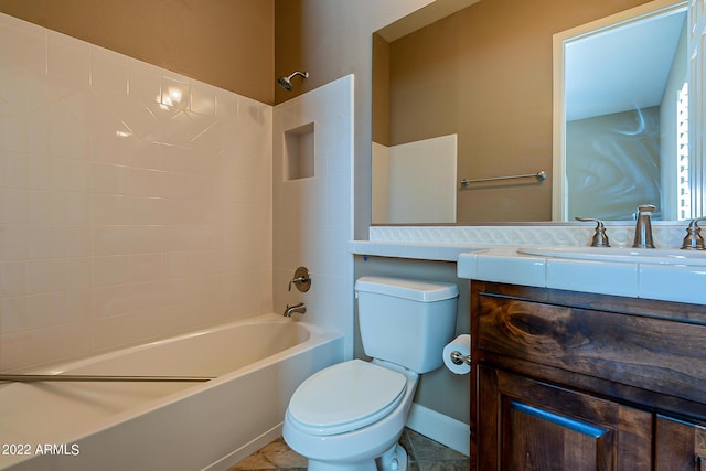 4120 E Woodside Way, Gilbert, AZ 85297 - bathroom featuring bathtub / shower combination and vanity