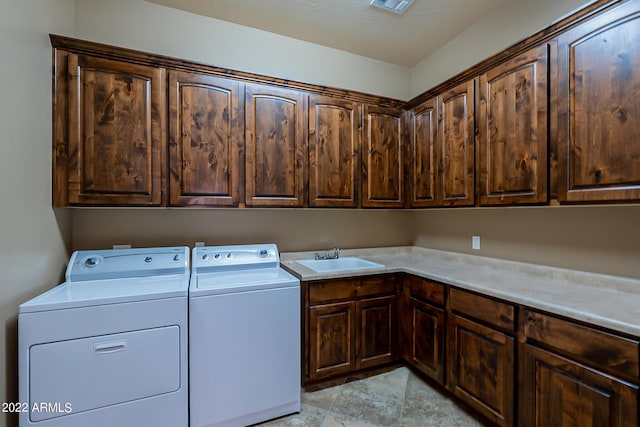 4120 E Woodside Way, Gilbert, AZ 85297 - laundry room with cabinet space and washer and dryer