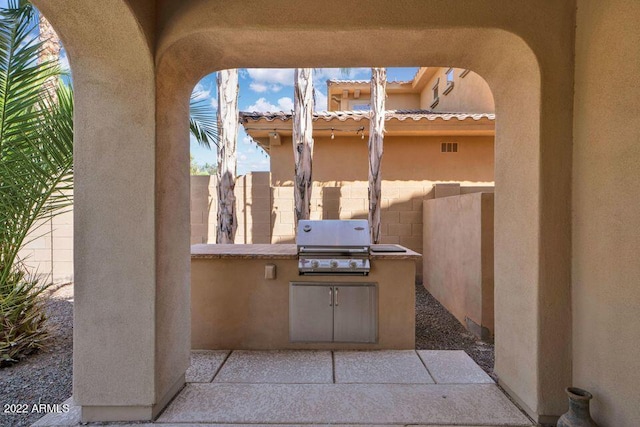 4120 E Woodside Way, Gilbert, AZ 85297 - view of patio with area for grilling