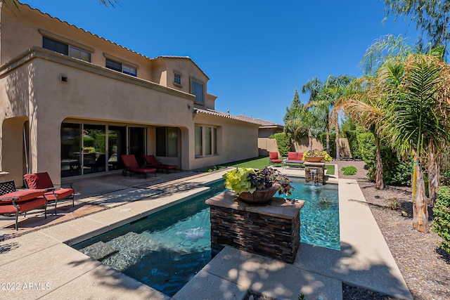 4120 E Woodside Way, Gilbert, AZ 85297 - view of swimming pool featuring a patio