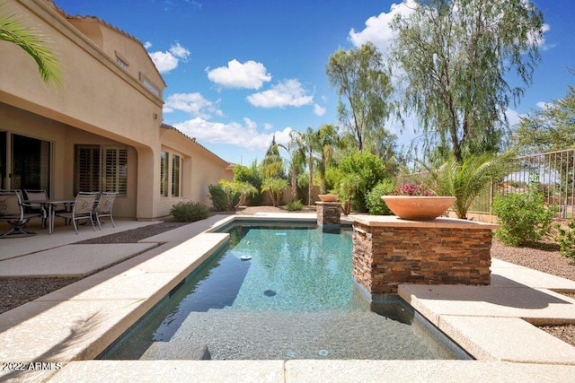 4120 E Woodside Way, Gilbert, AZ 85297 - view of swimming pool featuring a patio area