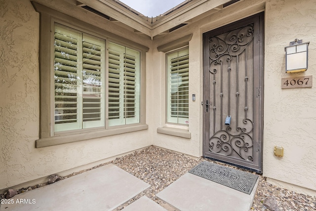 4067 S White Dr, Chandler, AZ 85249 - property entrance with stucco siding