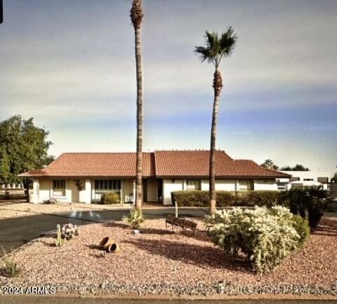 view of ranch-style home