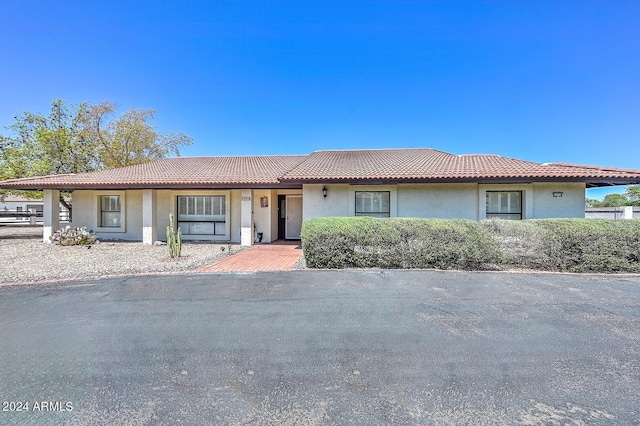 view of ranch-style house