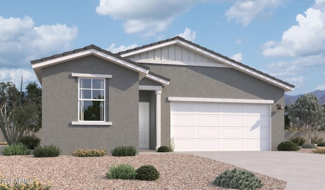 47706 W Kenner Dr, Maricopa, AZ 85139 - ranch-style house featuring stucco siding, driveway, and an attached garage