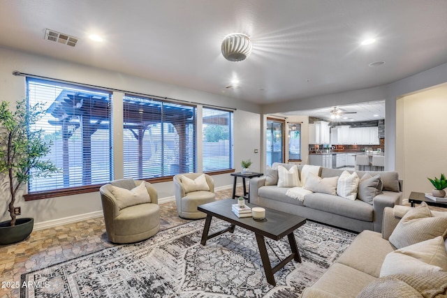 view of living room