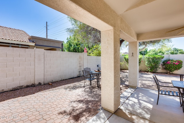 view of patio