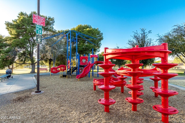 view of play area