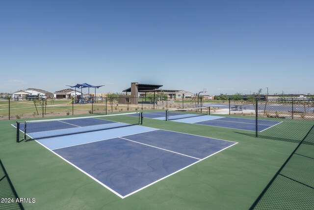 view of tennis court