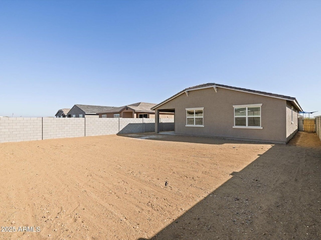 view of rear view of property