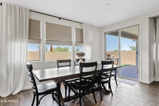 1800 S Jesse Pl, Chandler, AZ 85286 - dining space featuring wood finished floors