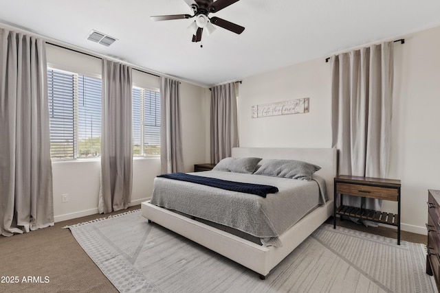 1800 S Jesse Pl, Chandler, AZ 85286 - carpeted bedroom with baseboards and a ceiling fan