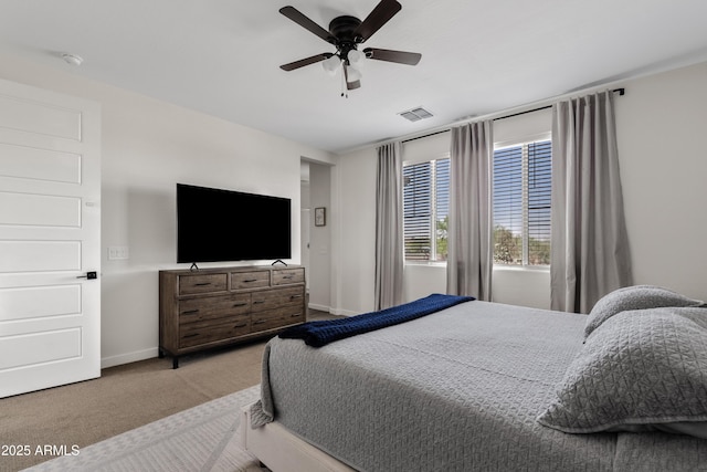 1800 S Jesse Pl, Chandler, AZ 85286 - carpeted bedroom featuring baseboards and a ceiling fan
