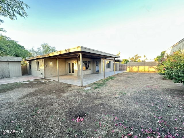 4902 S Fair Ln, Tempe, AZ 85282 - back of house with a patio and a fenced backyard