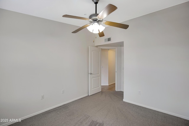 280 S Evergreen Rd Unit 1296, Tempe, AZ 85288 - carpeted spare room with ceiling fan and baseboards