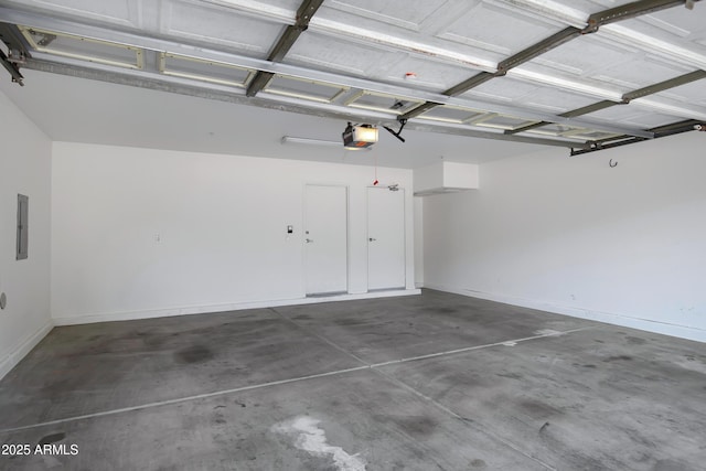 280 S Evergreen Rd Unit 1296, Tempe, AZ 85288 - garage with electric panel and a garage door opener