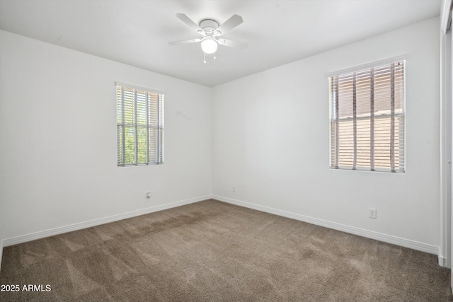 22341 N 100th Ln, Peoria, AZ 85383 - carpeted spare room with baseboards and ceiling fan