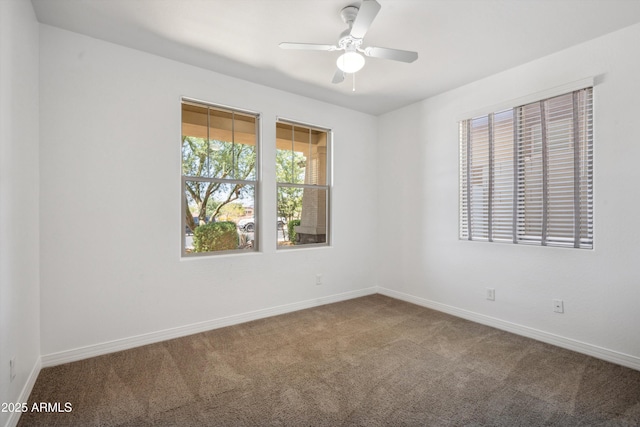 22341 N 100th Ln, Peoria, AZ 85383 - unfurnished room with carpet, baseboards, and ceiling fan