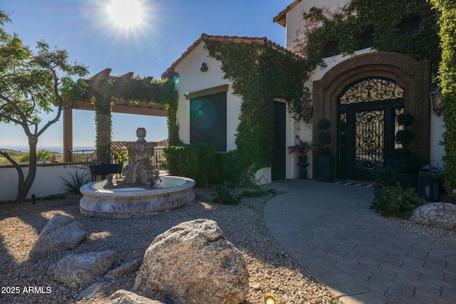 view of entrance to property