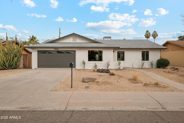 ranch-style house with a garage