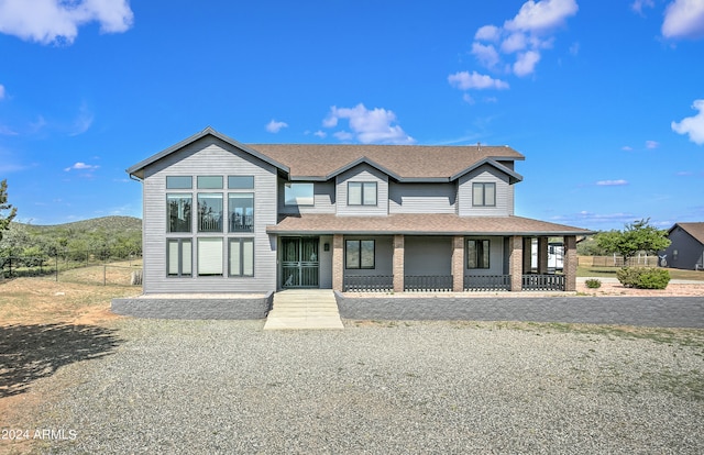 view of front of house with a porch