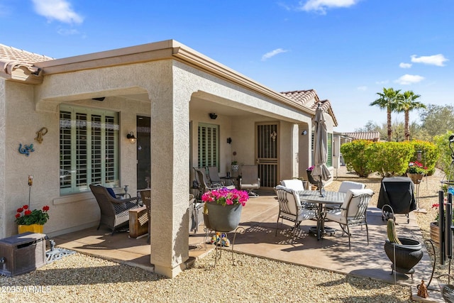 view of patio / terrace with outdoor dining area