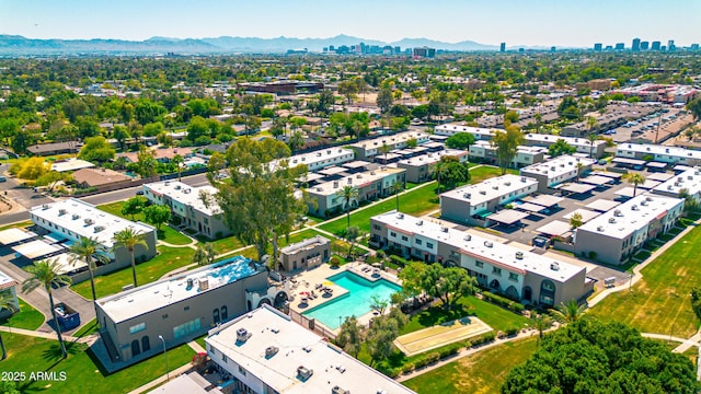 2812 E Clarendon Ave, Phoenix, AZ 85016 - view of urban area with a pool area and a mountainous background