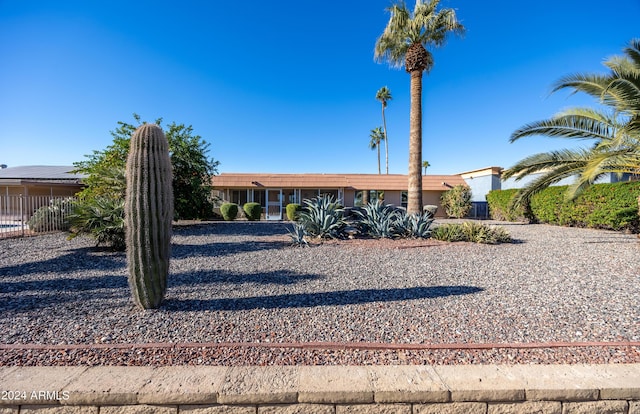 view of ranch-style home