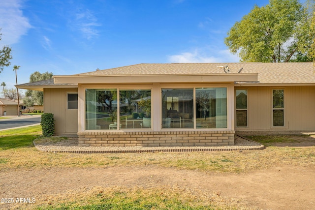 view of back of property