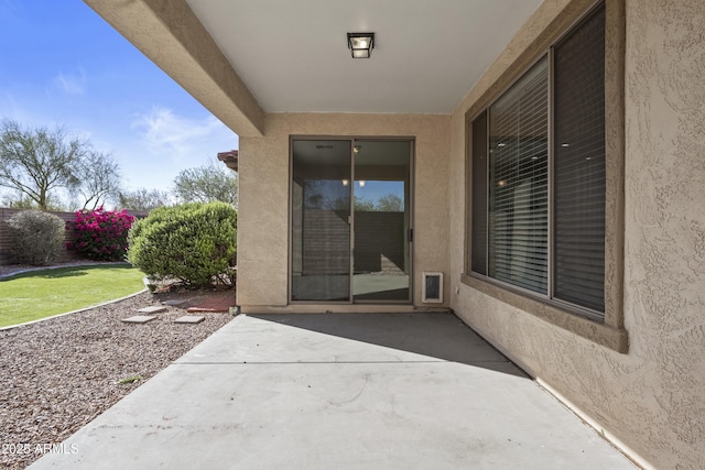 29302 N 126th Ln, Peoria, AZ 85383 - property entrance featuring stucco siding and a patio area