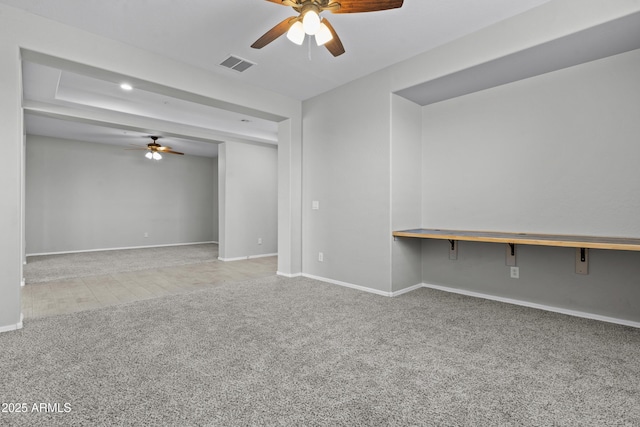 29302 N 126th Ln, Peoria, AZ 85383 - empty room featuring carpet flooring, ceiling fan, and baseboards