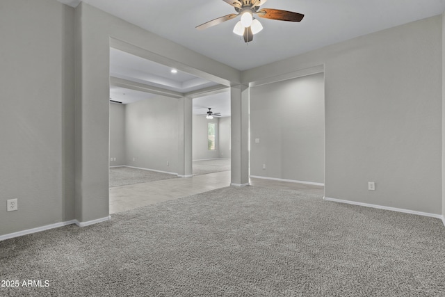 29302 N 126th Ln, Peoria, AZ 85383 - unfurnished room with ceiling fan, carpet flooring, and baseboards