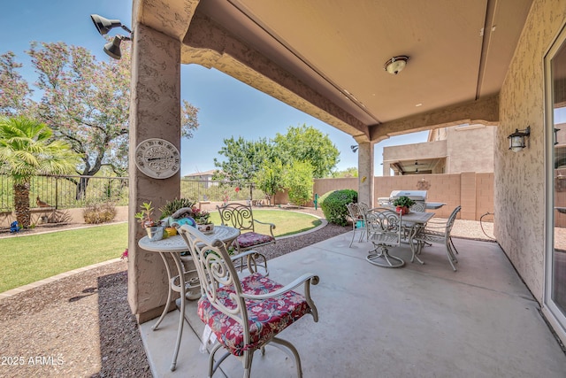 view of patio