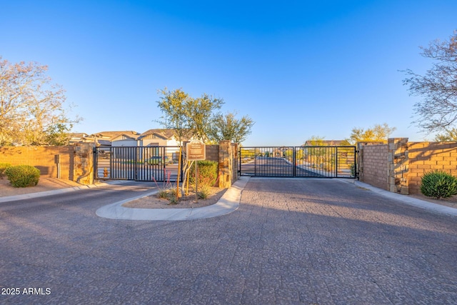 gate with fence