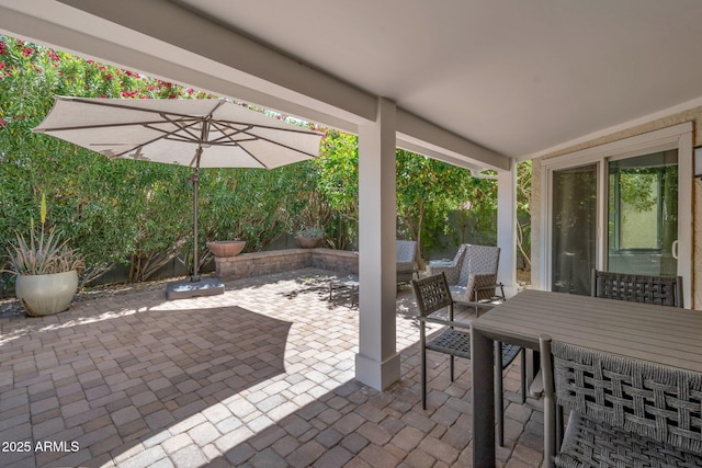 8719 E San Marino Dr, Scottsdale, AZ 85258 - view of patio / terrace featuring outdoor dining area